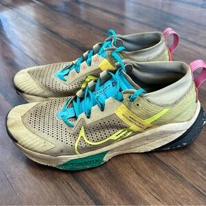 Nike Trail Zoom X Zegama sz 13 Tan Turquoise